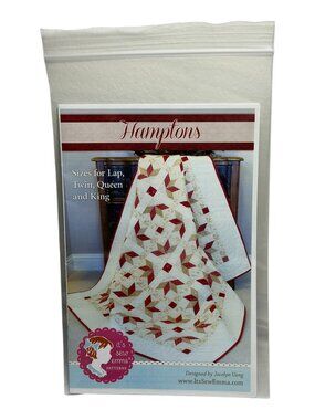Hampton Quilt Pattern Multi Size by It's Sew Emma Patterns 2013 FF NOS